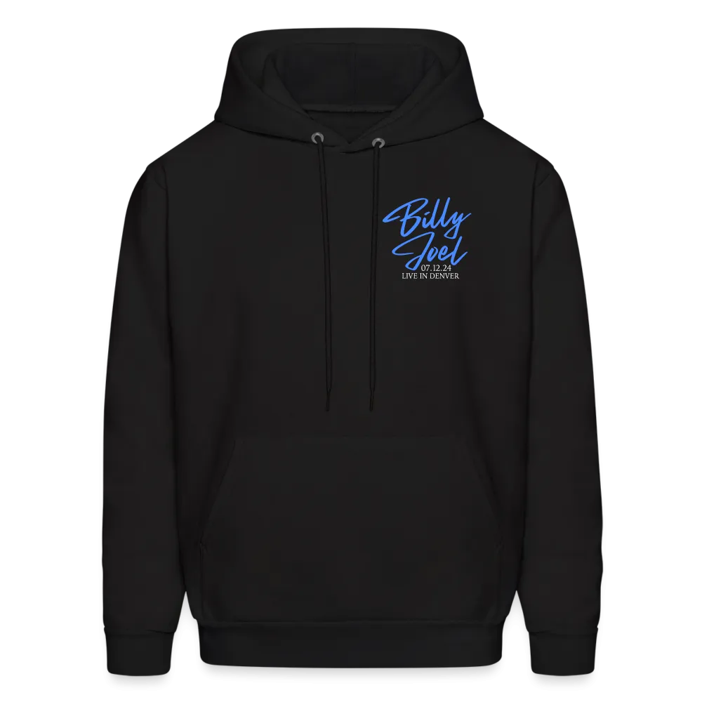 Billy Joel "7-12-24 Denver Set List" Black Hoodie  Online Exclusive