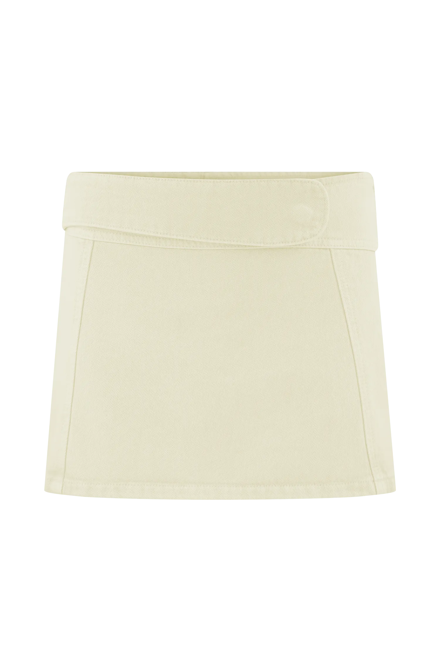 Fallon Denim Micro Mini Skort - Stone Wash