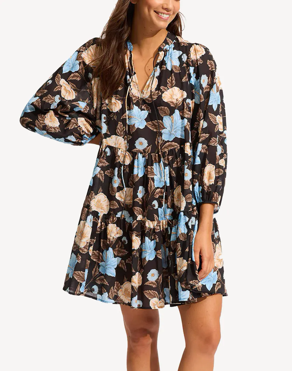 Garden Party Tiered Short Dress
