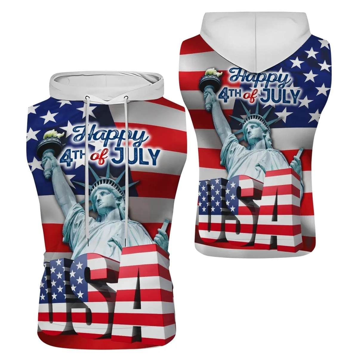 Happy Fourth Of July Pullover & Zip Hoodie