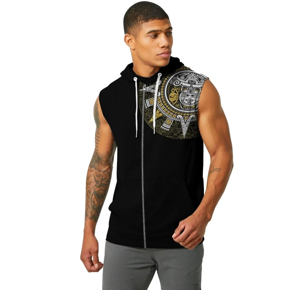 JAGUAR WARRIOR Sleeveless Pullover & Zip Hoodie