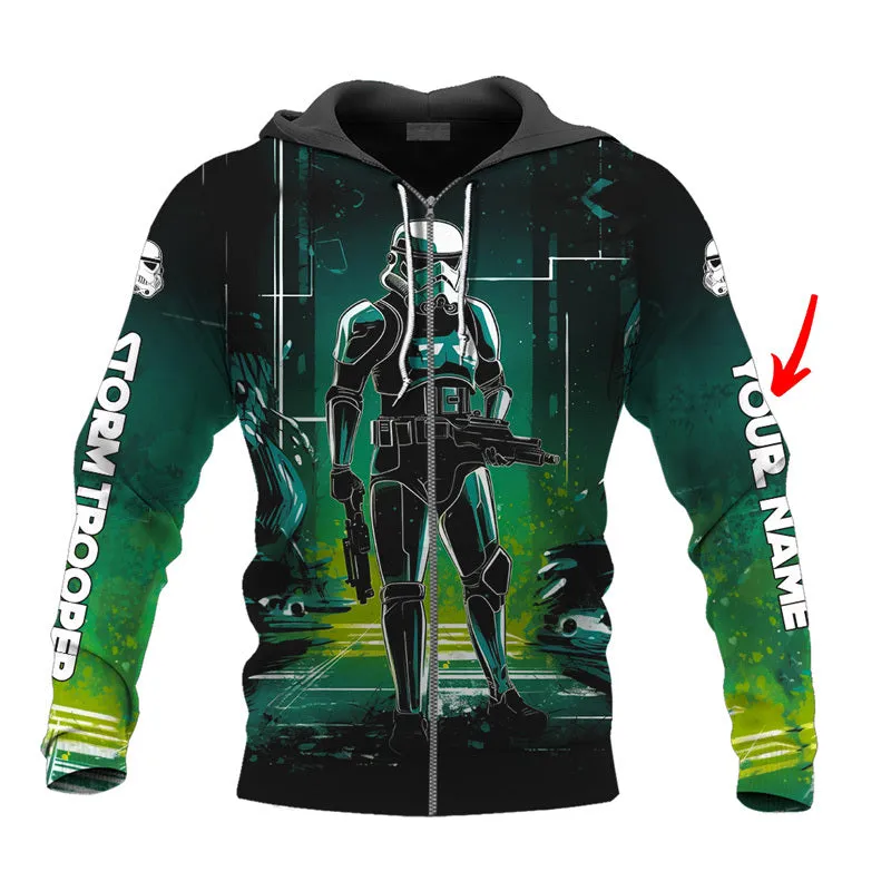 Personalized Stormtrooper Cyberpunk Hoodie & Zip Hoodie