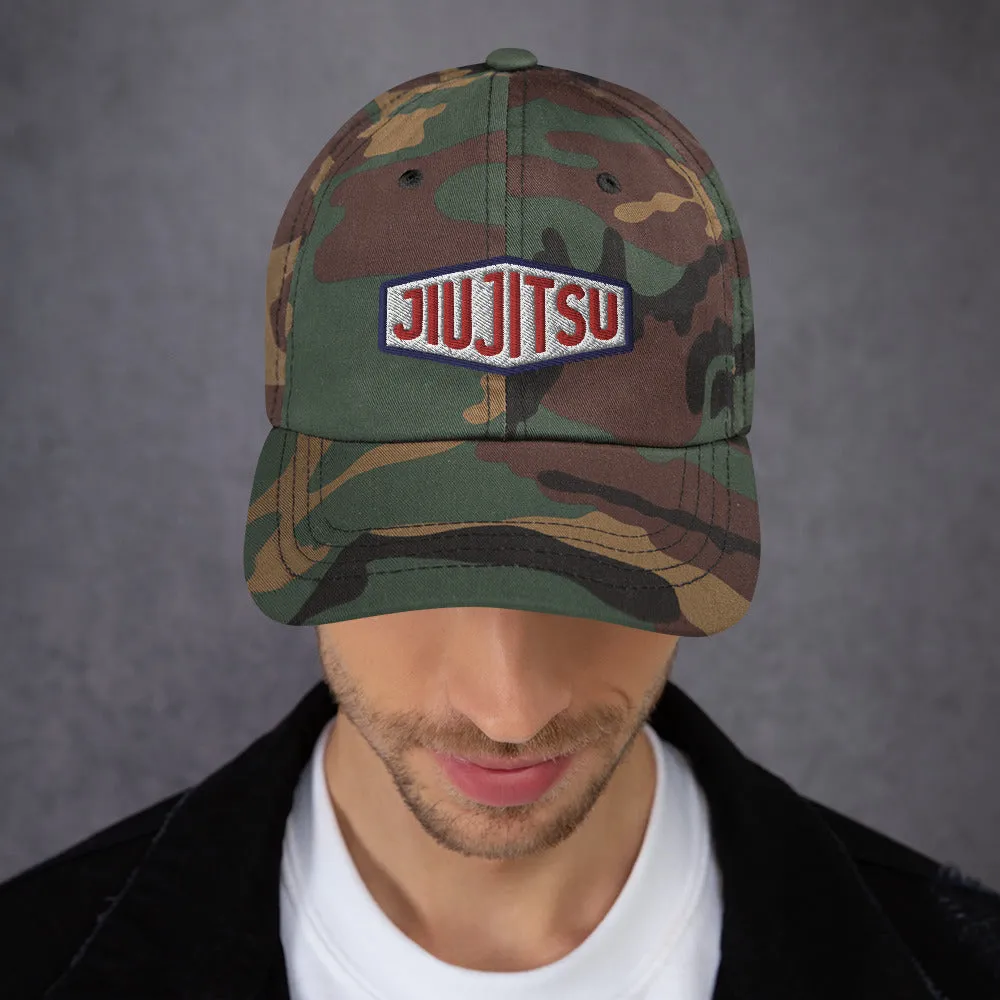 Red, White & Blue (& Camo) Jiu Jitsu Classic Baseball Cap