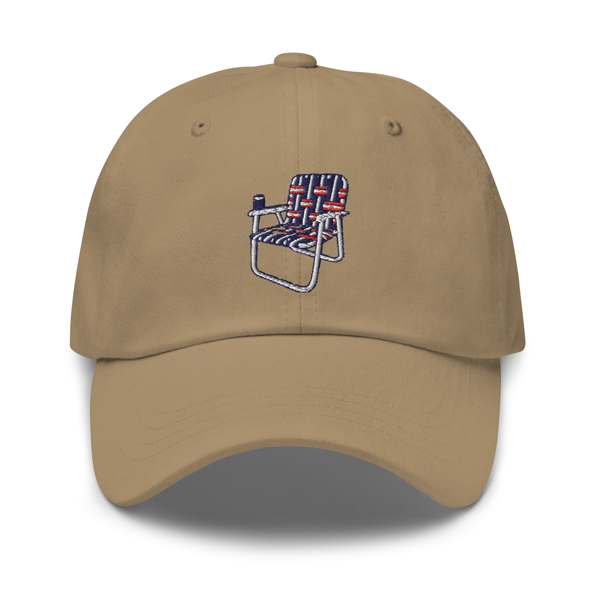 Red, White, & Blue Lawn Chair Dad Cap