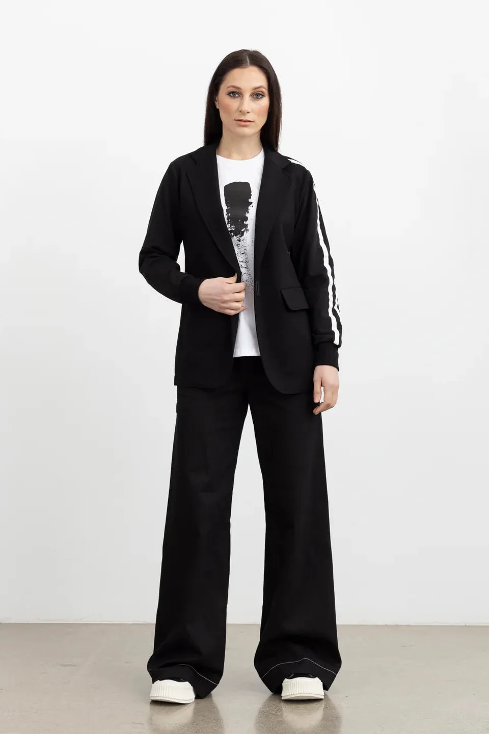 Reflective Revel Blazer / Pinstripe