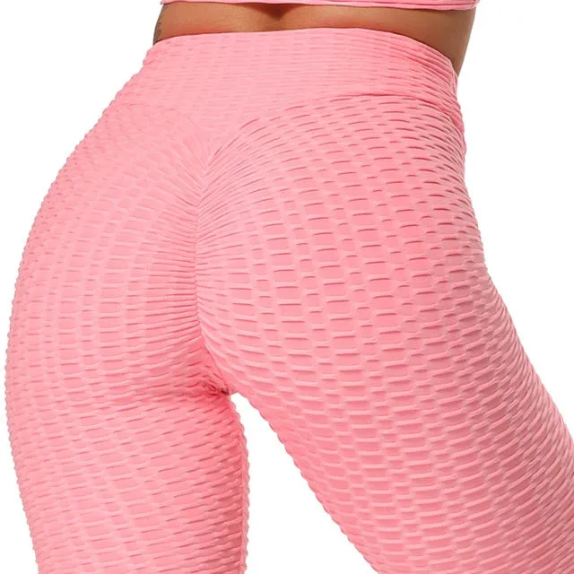 Scrunch Back Winter Fitness Leggings Hips Up Booty Workout Pants Womens Gym Activewear For Fitness High Waist Long Pant Warm
