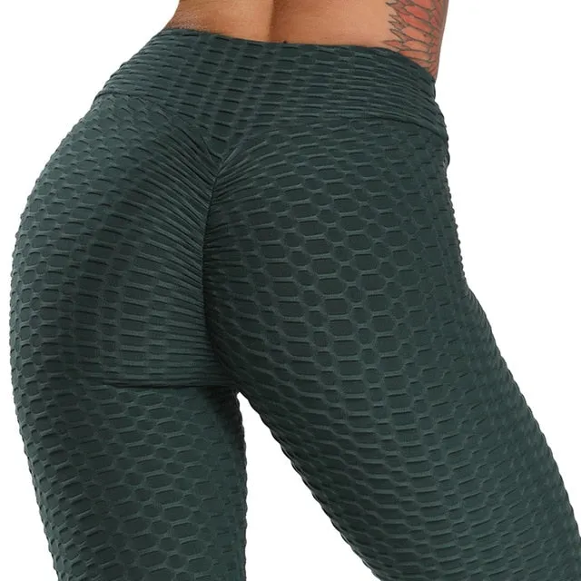 Scrunch Back Winter Fitness Leggings Hips Up Booty Workout Pants Womens Gym Activewear For Fitness High Waist Long Pant Warm