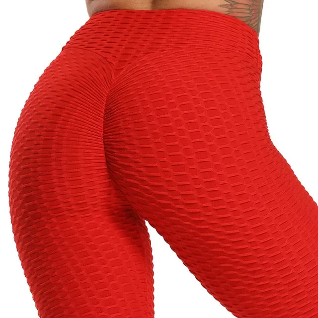 Scrunch Back Winter Fitness Leggings Hips Up Booty Workout Pants Womens Gym Activewear For Fitness High Waist Long Pant Warm