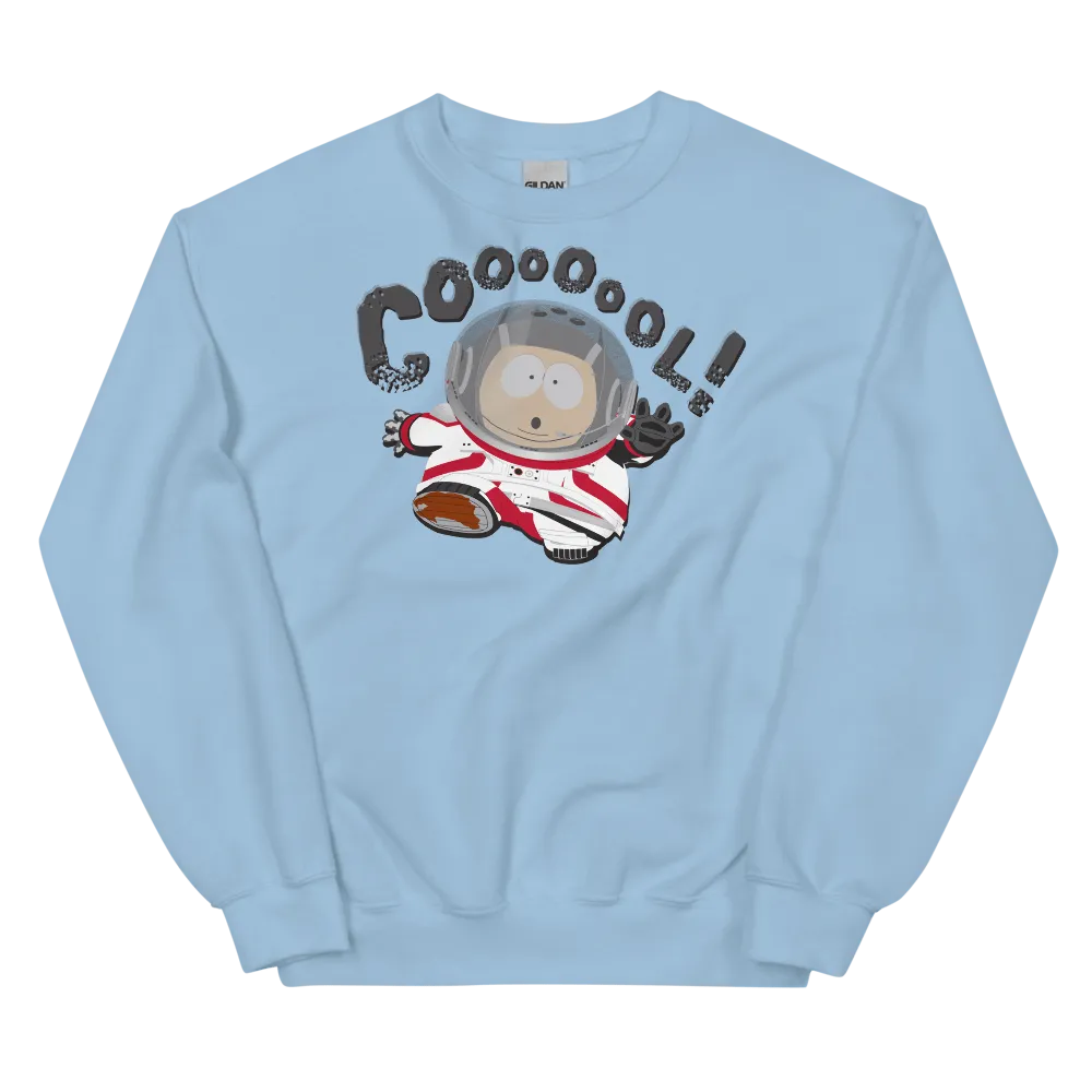 South Park Cartman Astronaut Coool! Fleece Crewneck Sweatshirt
