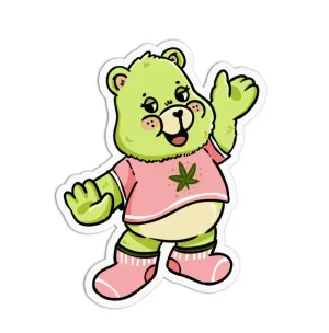Sticker - Canna Bear Textured