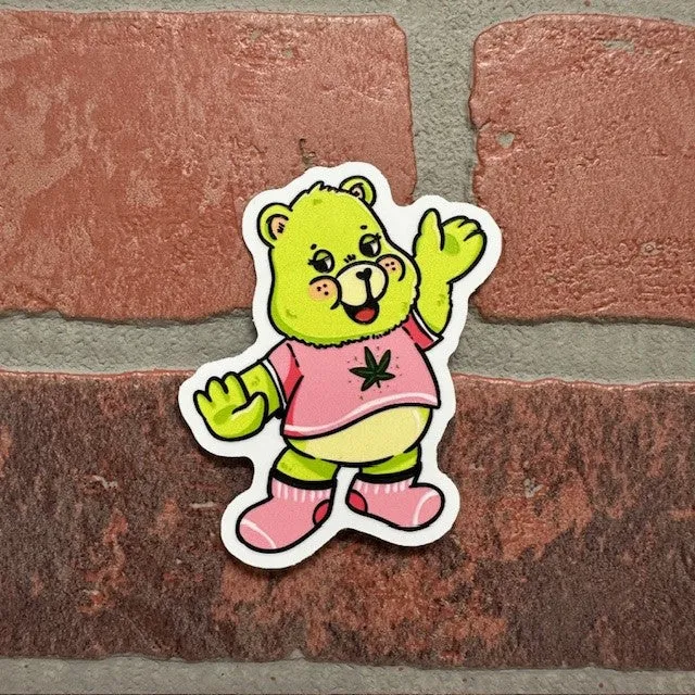 Sticker - Canna Bear Textured