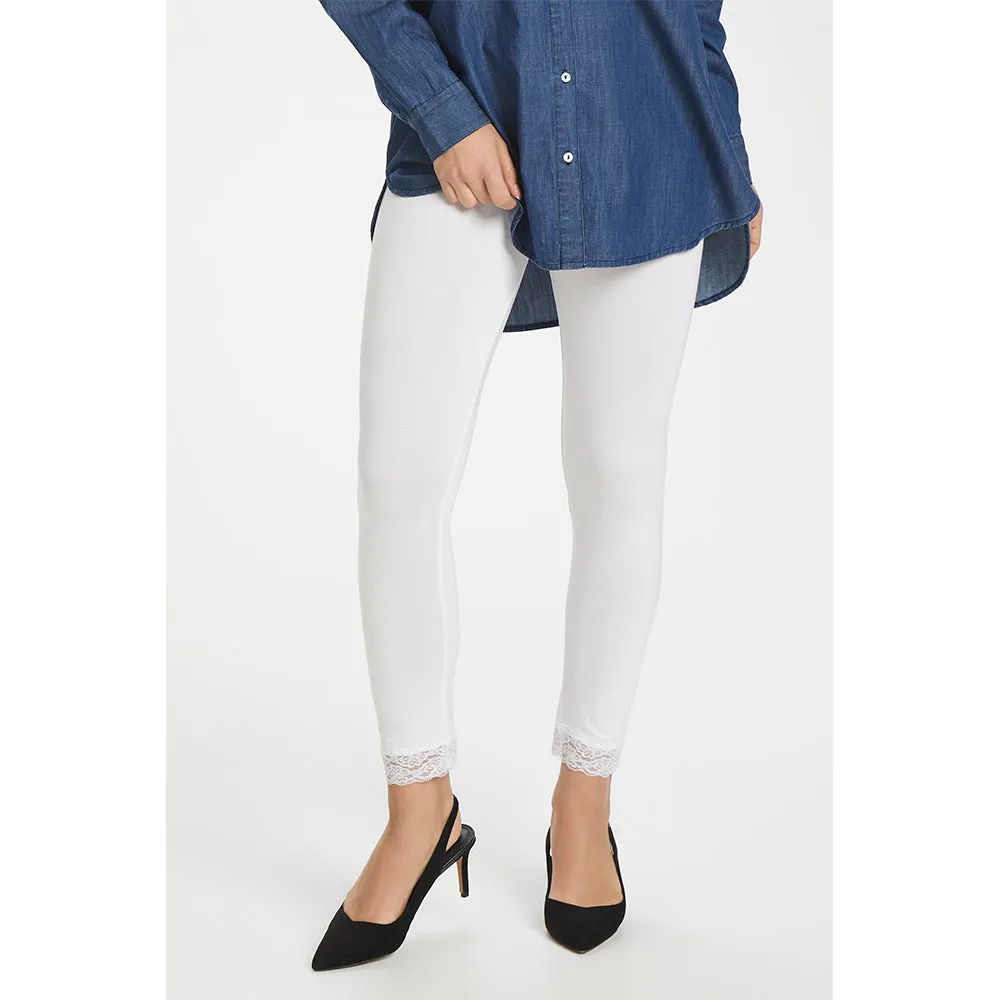 Svala lace legging white
