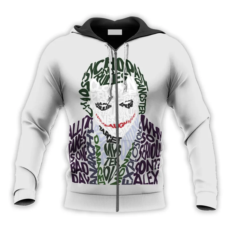The Clown Prince Of Crime Why So Serious Hoodie & Zip Hoodie
