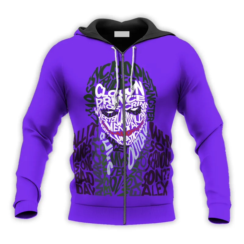 The Clown Prince Of Crime Why So Serious Hoodie & Zip Hoodie